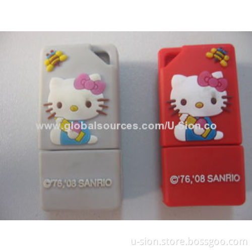 Lovely Hello Kitty 2GB, 4GB, 8GB, 16GB, 32GB USB Flash Drive for Promotion Gifts